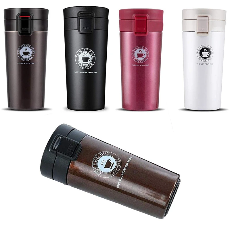 

Top New Thermos Coffee Mug Double Wall Stainless Steel Tumbler Vacuum Flask Bottle Thermo Tea Mug Travel Thermos Mug Thermocup