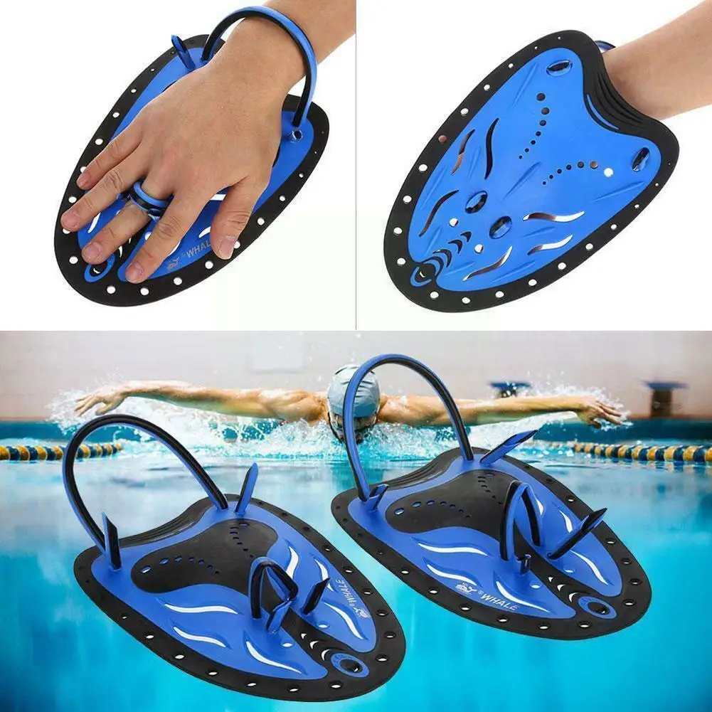 Treinamento de Natação Equipamento de Silicone Webbed Natação Exercício Prática Paddle Mão Profissional Ajustável