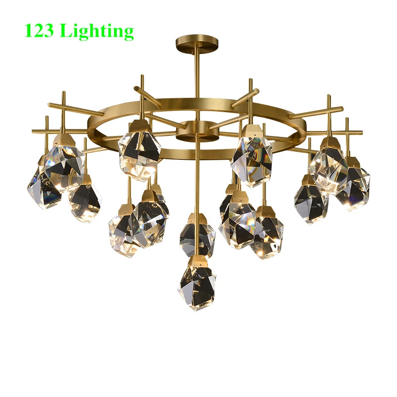 Прозрачный Кристалл светодиодный подвесной светильник с гостиной ресторана