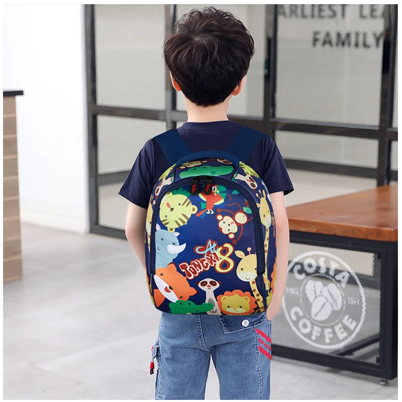 Детский Школьный рюкзак для девочек и мальчиков 3D сумки с защитой от потери