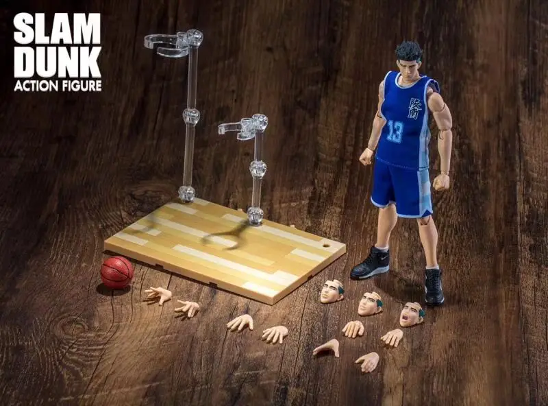 

Slam Dunk Kicchou Fukuda Pvc Action Figures Super Movable Joints Anime Figurines Gt Model Toy Brinquedos No.13