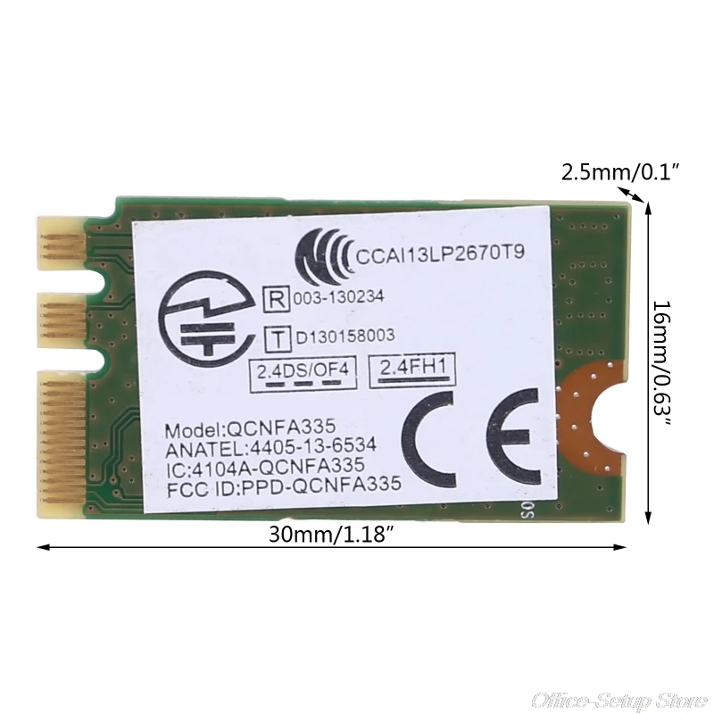 

Wireless Card QCNFA335 04X6022 for Flex 2 15D G40 G50 Z40 Z50 B40 B50 Y50 Y70 Laptop Accessories Parts F23 21 Dropshipping