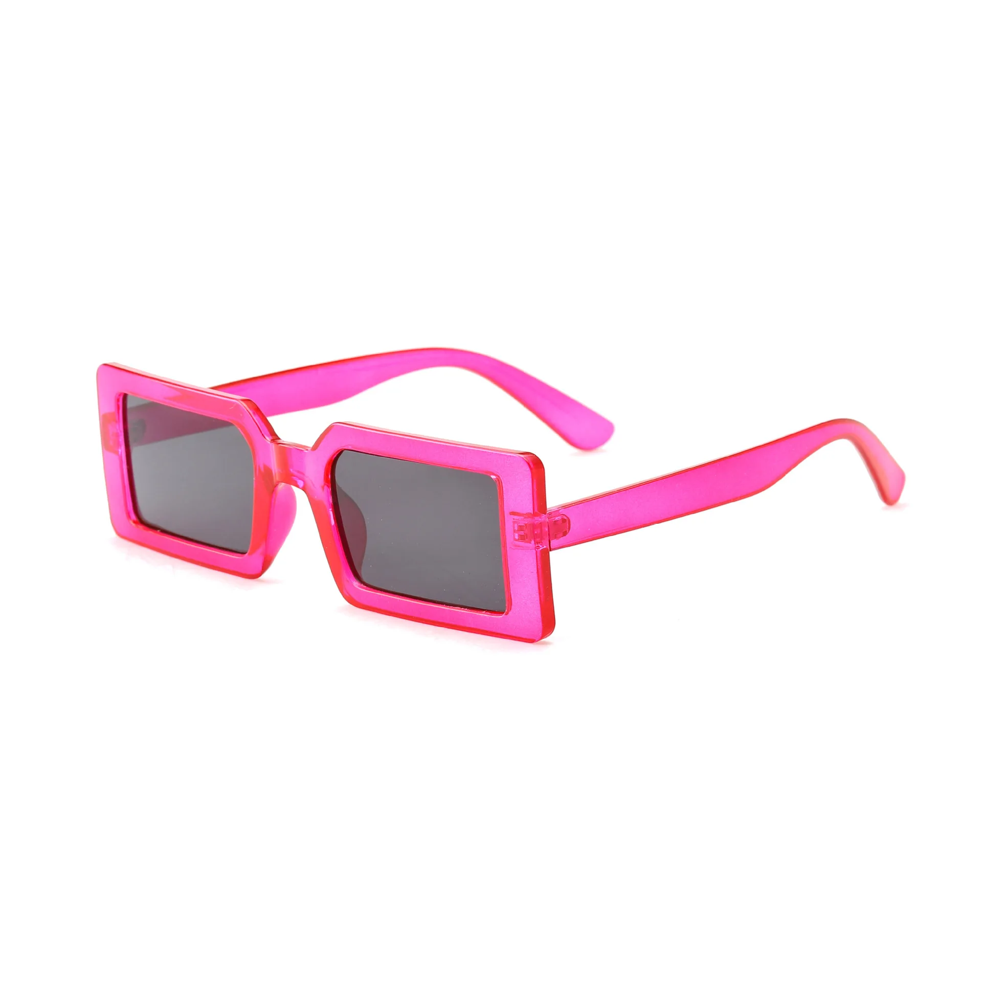 New Fluorescent Green Sunglasses Trendy Personality Retro Small Square Sunglasses Fashion Catwalk Street Shooting Glasses