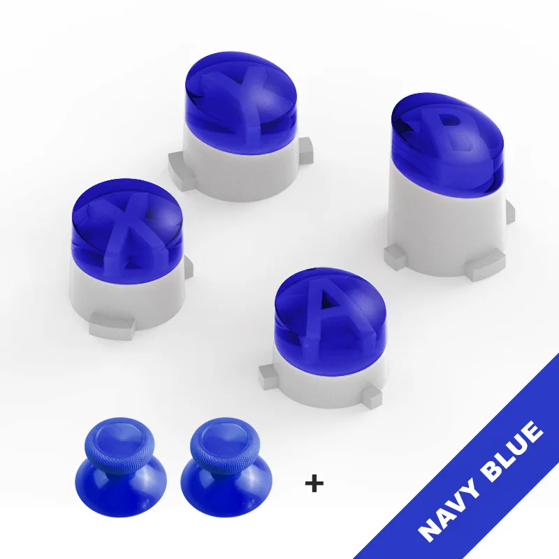 navy set Replacement Buttons ABXY Kit for Microsoft Xbox One/Slim Spare parts Button For Xbox One Elite Wireless Controller Accessories - Цвет: navy set