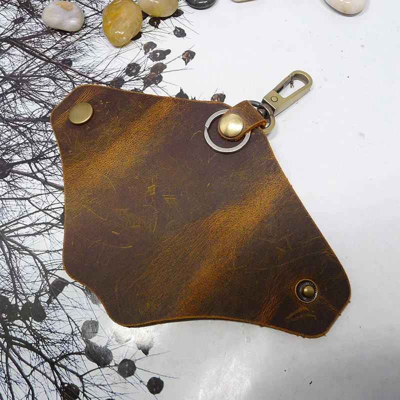 Блонгк настоящий чехол для ключей на пояс дом-держатель маленький органайзер мини сумка кошелек для мужчин и женщин 1802 из коровьей кожи.