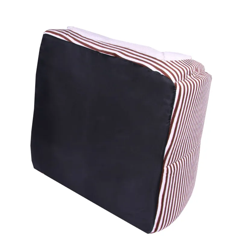 Собака дом складной Рисунок в полоску из хлопка с рисунком кота и собаки кровать