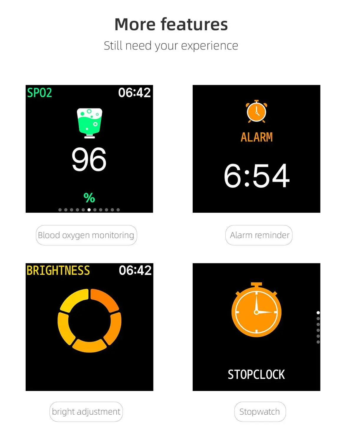 Мужские и женские Смарт часы Focusmart водонепроницаемый фитнес трекер IP68 с