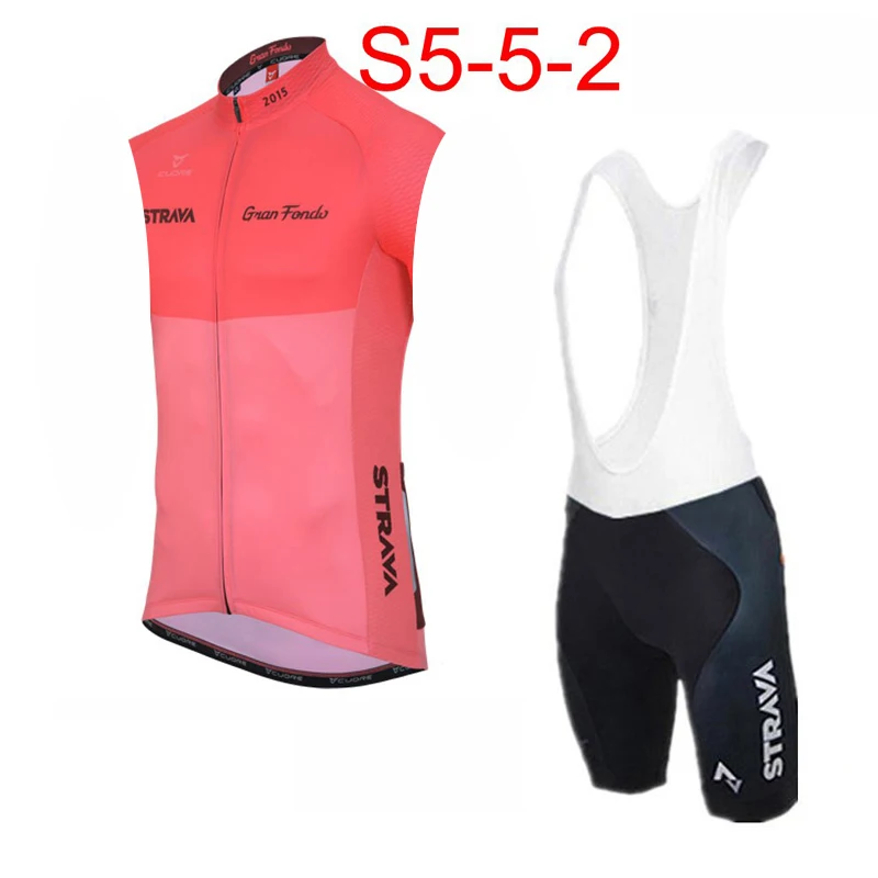 

Mens Cycling Sleeveless Jersey Vest Bib Shorts Set bicycle Shirts Gel Pad Shorts Suit bicycle outfits Ropa Ciclismo S121450