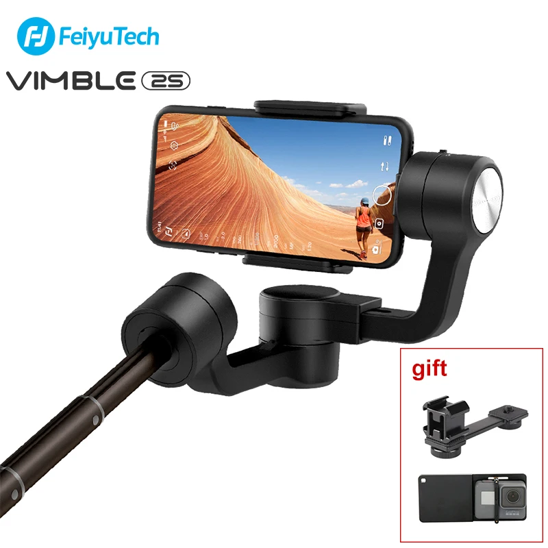 FeiyuTech Vimble 2S Gimbal смартфон стабилизатор 3 осевой удлинитель для IPhone Huawei Xiaomi Stabilisateur