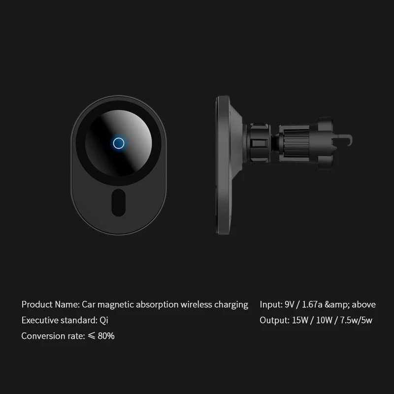 

15W Magnet Car Wireless Charger Air Vent Fast Charging Mount Stand For IPhone12 Pro Max Mini Fast Charge Car Phone Holder