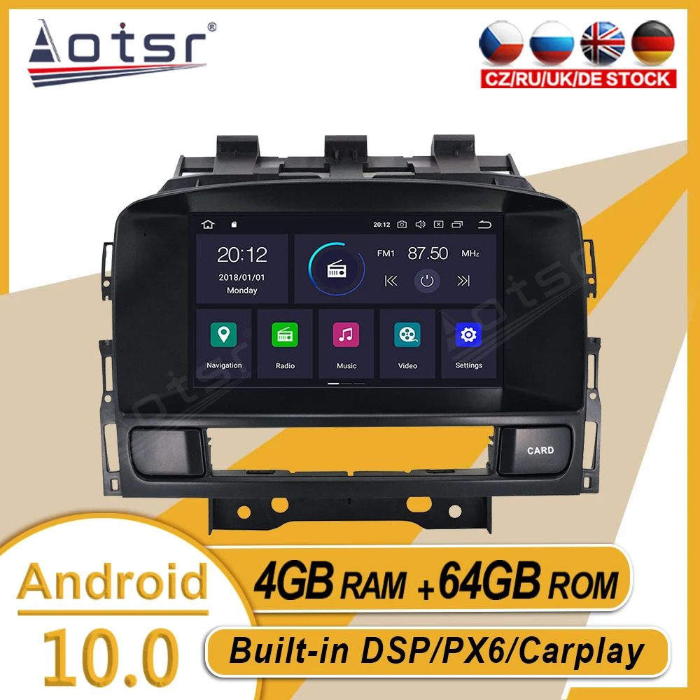 

64GB For Opel Vauxhall Holden Astra J 2010 2011 - 2013 Car Stereo Multimedia Player Android GPS Navi Radio Carplay PX6 Head Unit