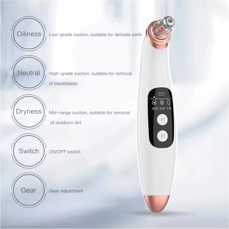 Вакуумный отсос угрей для удаления прыщей и на лице средство глубокого очищения