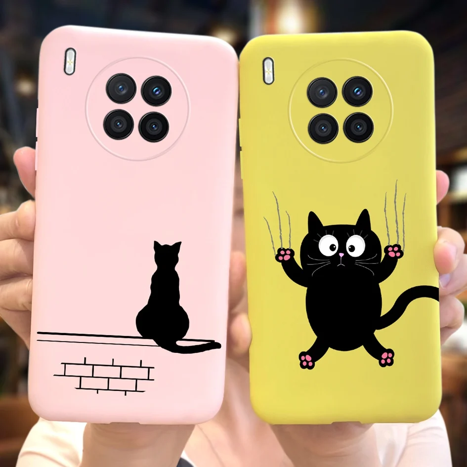Чехол с подсолнухами для Honor 50 Lite чехол Huawei Nova 8i Модный мягкий рисунком Nova8i Capa |