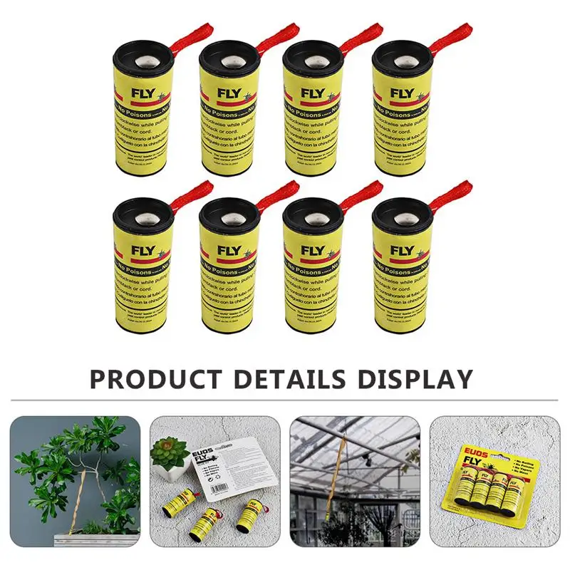 16 рулонов клейкой ленты для крытых мух-ловушек эффективная клейкая бумага ловли