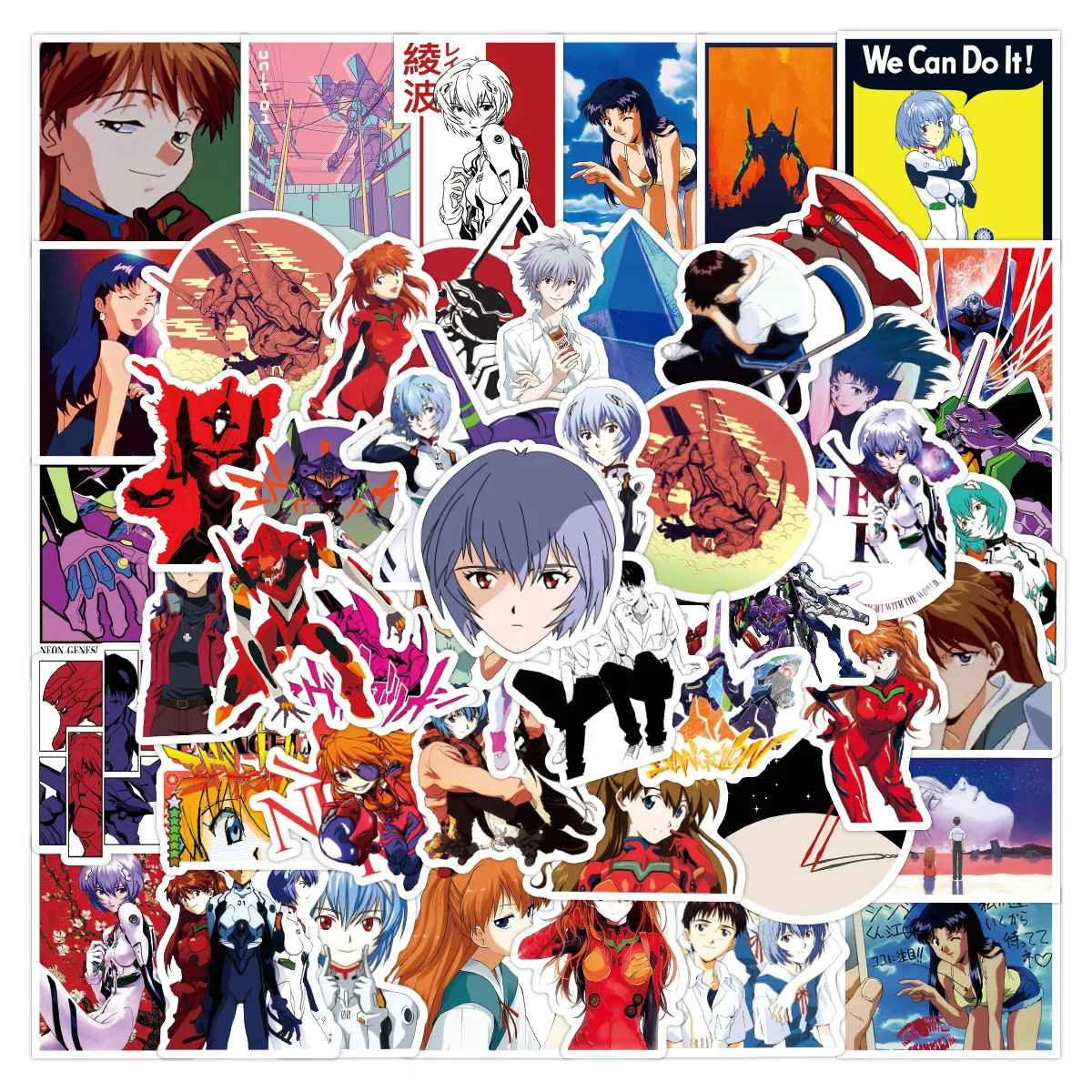 

10/30/50 Pcs EVA Anime Cartoon Manga Movie Graffiti Stickers Laptop Fridge Guitar Luggage Phone Sticker Kid Toy Gift Wholesale