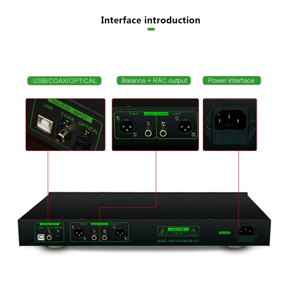 MYADN DAC-10 Hifi декодер DAC аудио высокого Fdelity аудио декодер PCM1794 винил запах