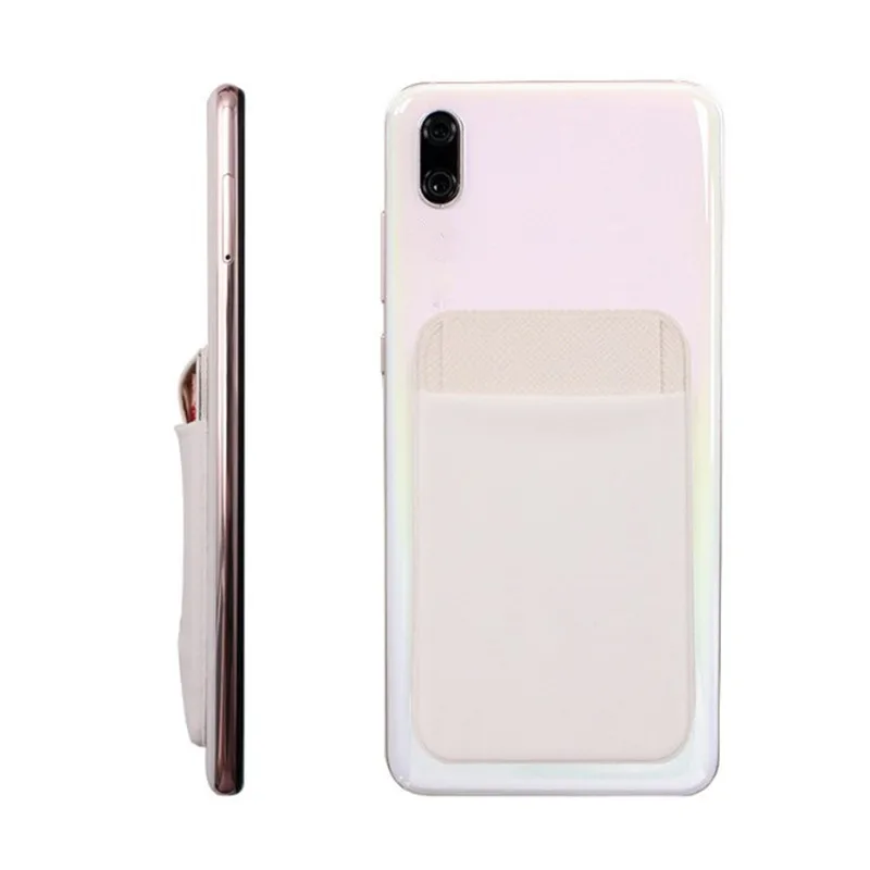 Fashion Elastic Adhesive Mobile Phone Wallet Credit ID Card Holder Sticker Case Pouch Pocket Cellphone Lycra Accessory | Багаж и сумки