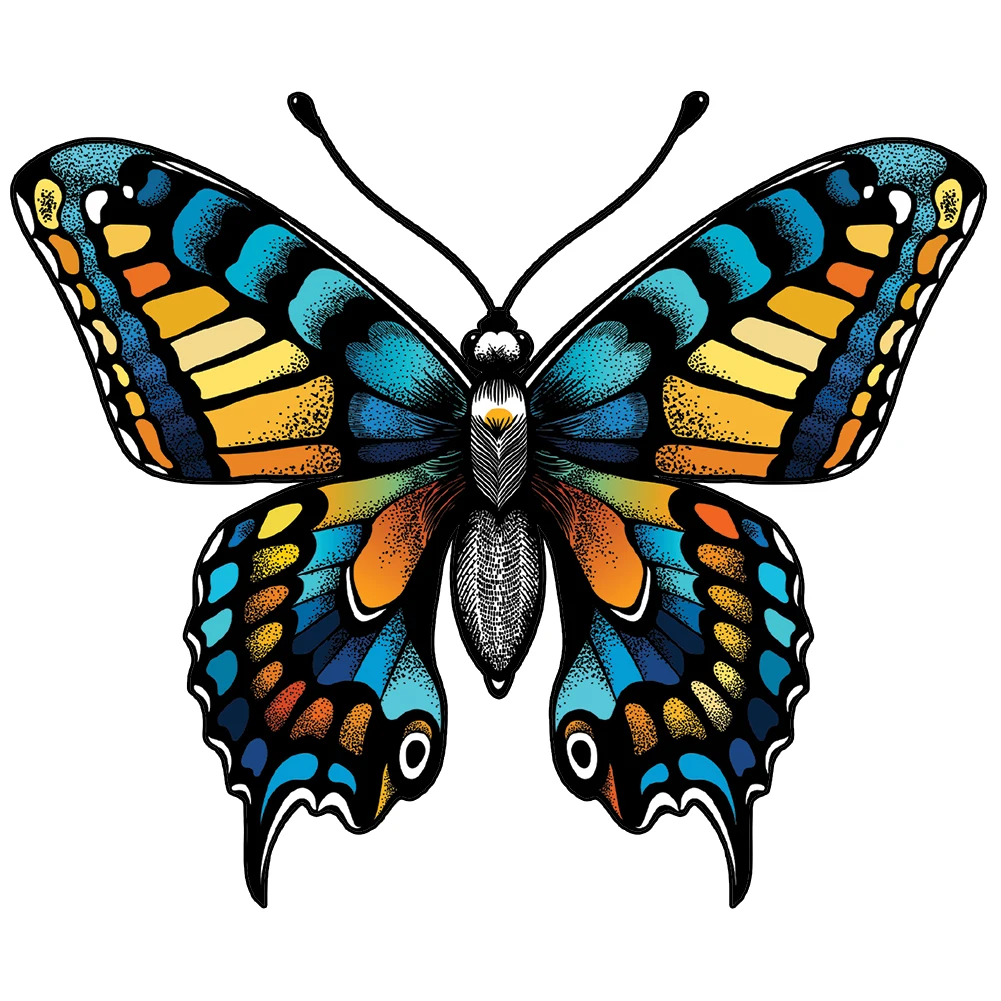 Colorful Unique Butterfly Wooden Animals Puzzle For Adults Children Educational Toys Customized DIY Jigsaw Kids Puzzles | Игрушки и