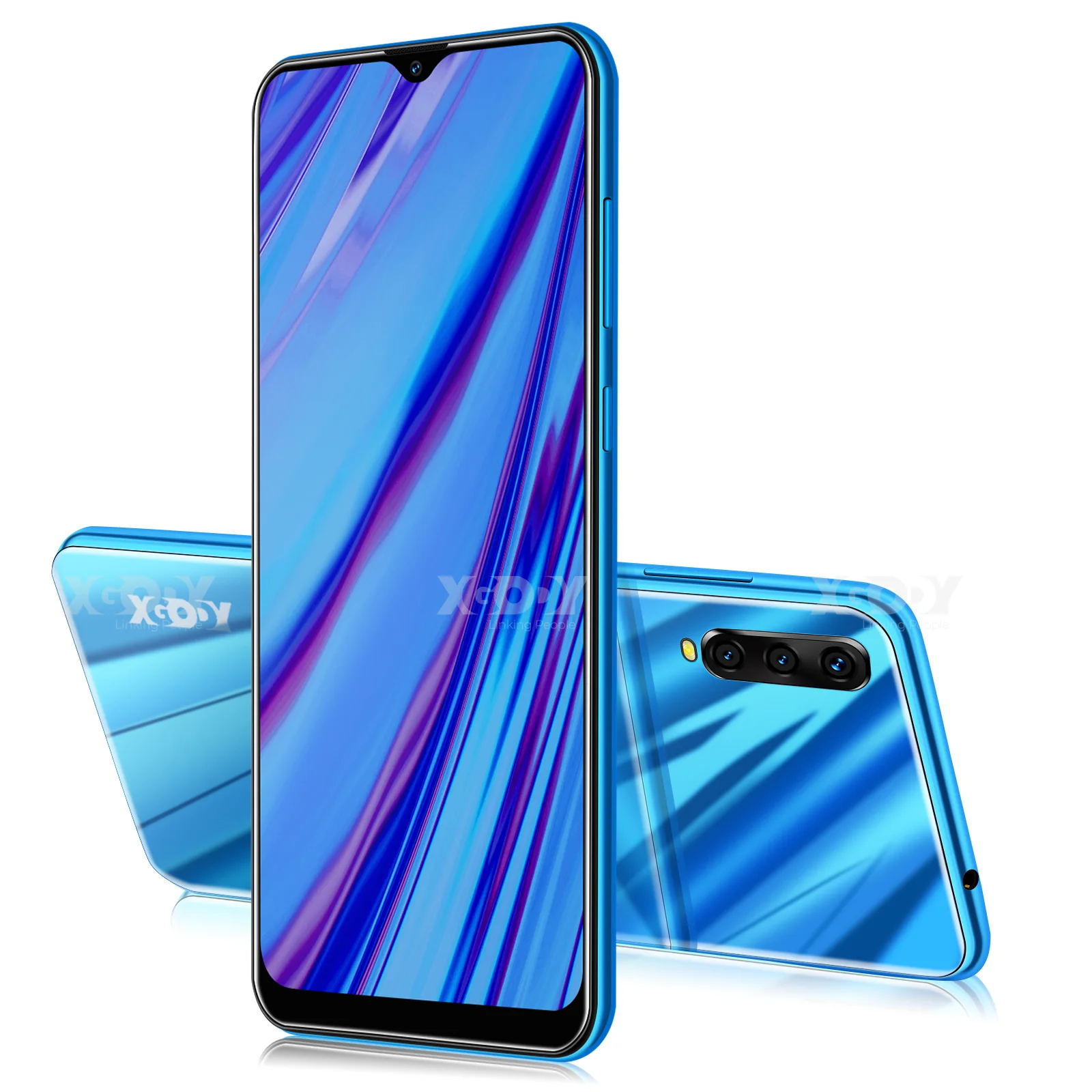 XGODY A90 3G Smartphone 6.53" Waterdrop Screen Android 9.0 Mobile Phone 2GB 16GB MTK6580 Quad Core 5MP Camera 3000mAh Cellphone