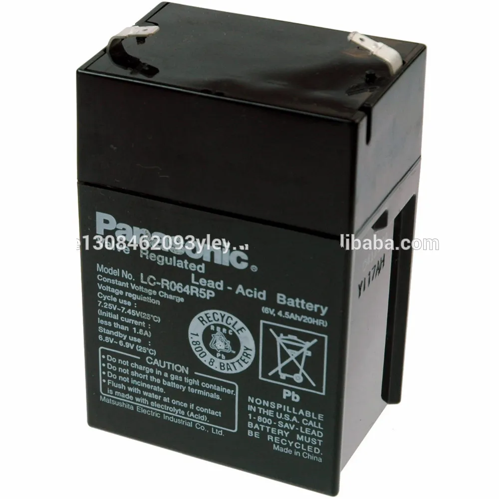 

Panasonic lead acid battery LC-R064R5P