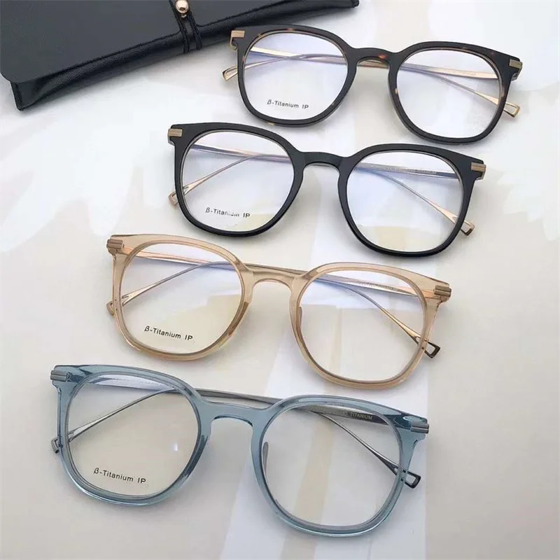 Очки по рецепту японский бренд ручной работы искусственные Ретро квадратные