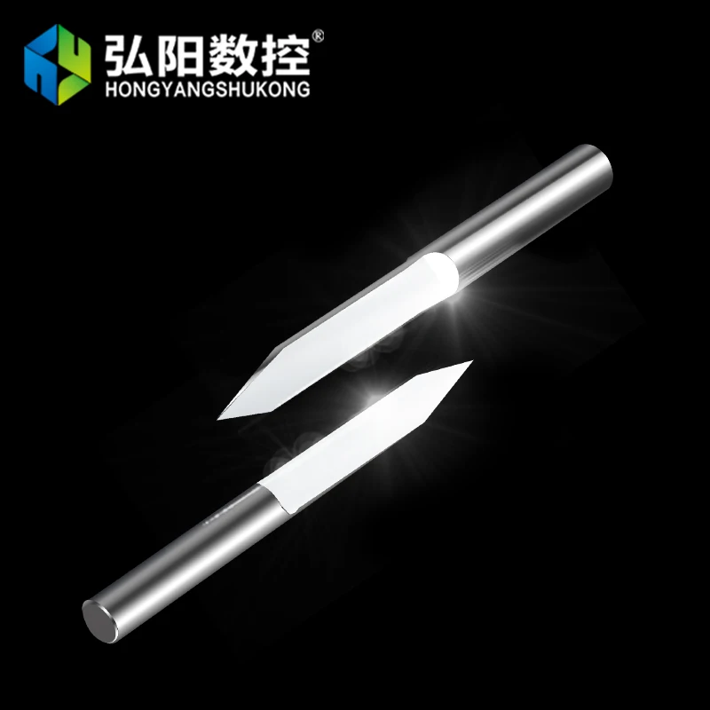 Hongyang хвостовик 4 мм ЧПУ фрезы Вольфрам сталь для резьба по дереву машина 10