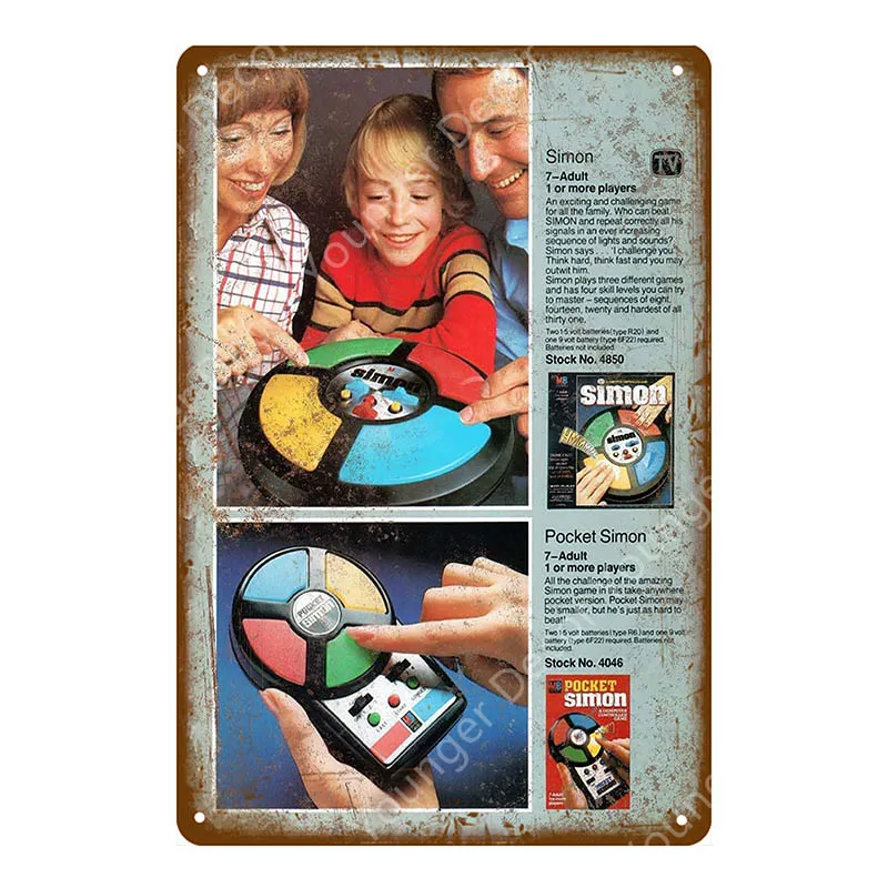YD8183EI Классический игровой плакат, геймерская Настенная Наклейка для детской комнаты, игровой центр, Декор, винтажные Рекламные Знаки, металлическая художественная живопись, YI-017 - Цвет: YD8183EI