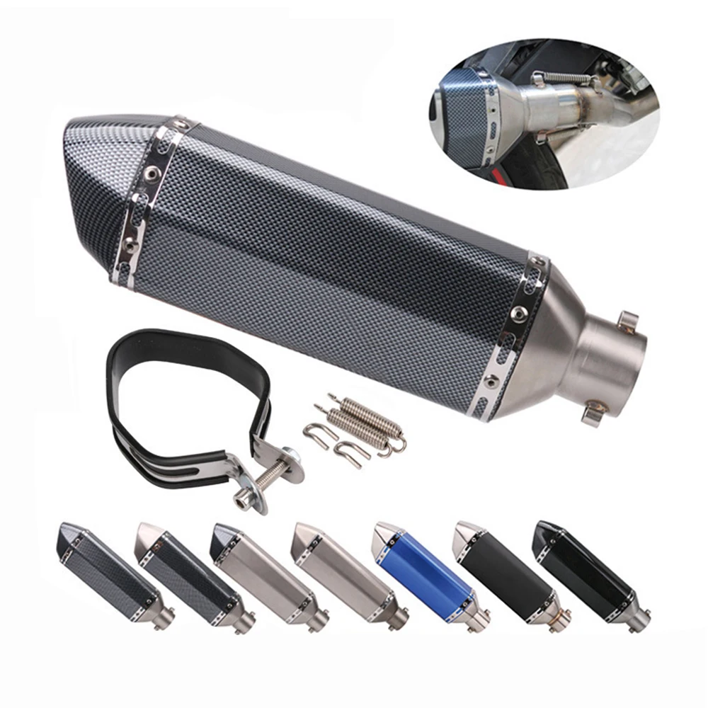 

Universal Motorcycle Exhaust Pipe Move Blow-Down Silencer Stainless Steel Small Hexagon For Yamaha