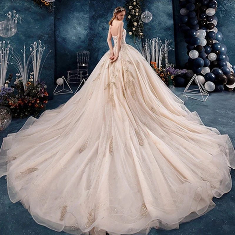 Alilove 2019 свадебное платье кружевное роскошное элегантное сексуальное стильное