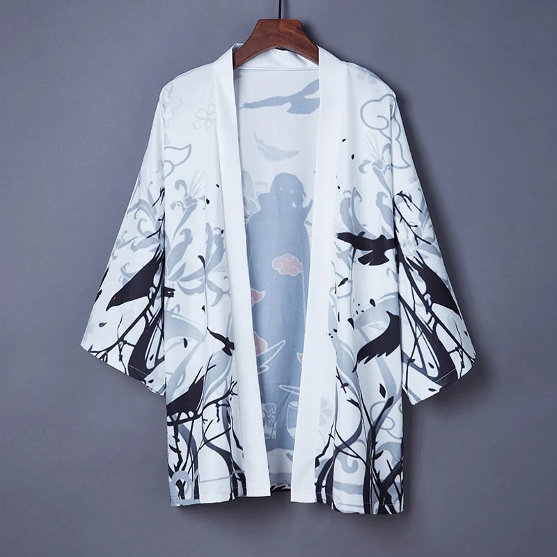 Новинка японское кимоно из аниме Hokage Коноха Саске Учиха Шаринган искусственная