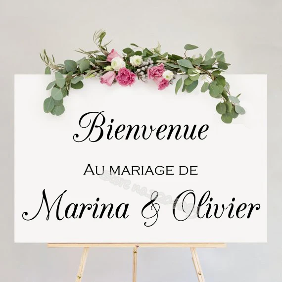 Персонализированная Свадебная наклейка на пол с именами жениха и невесты