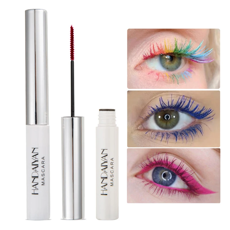 Новая горячая продажа цветная тушь для ресниц водоСТОЙКАЯ быстросохнущая