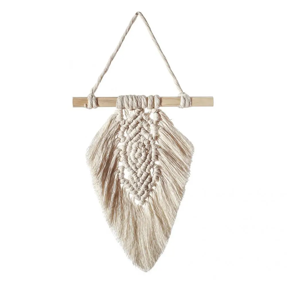 

Lightweight Excellent Cotton Ornaments Tapestry Room Decor 2 Colors Wall Hanging Tapestry Tassels Design for Wall