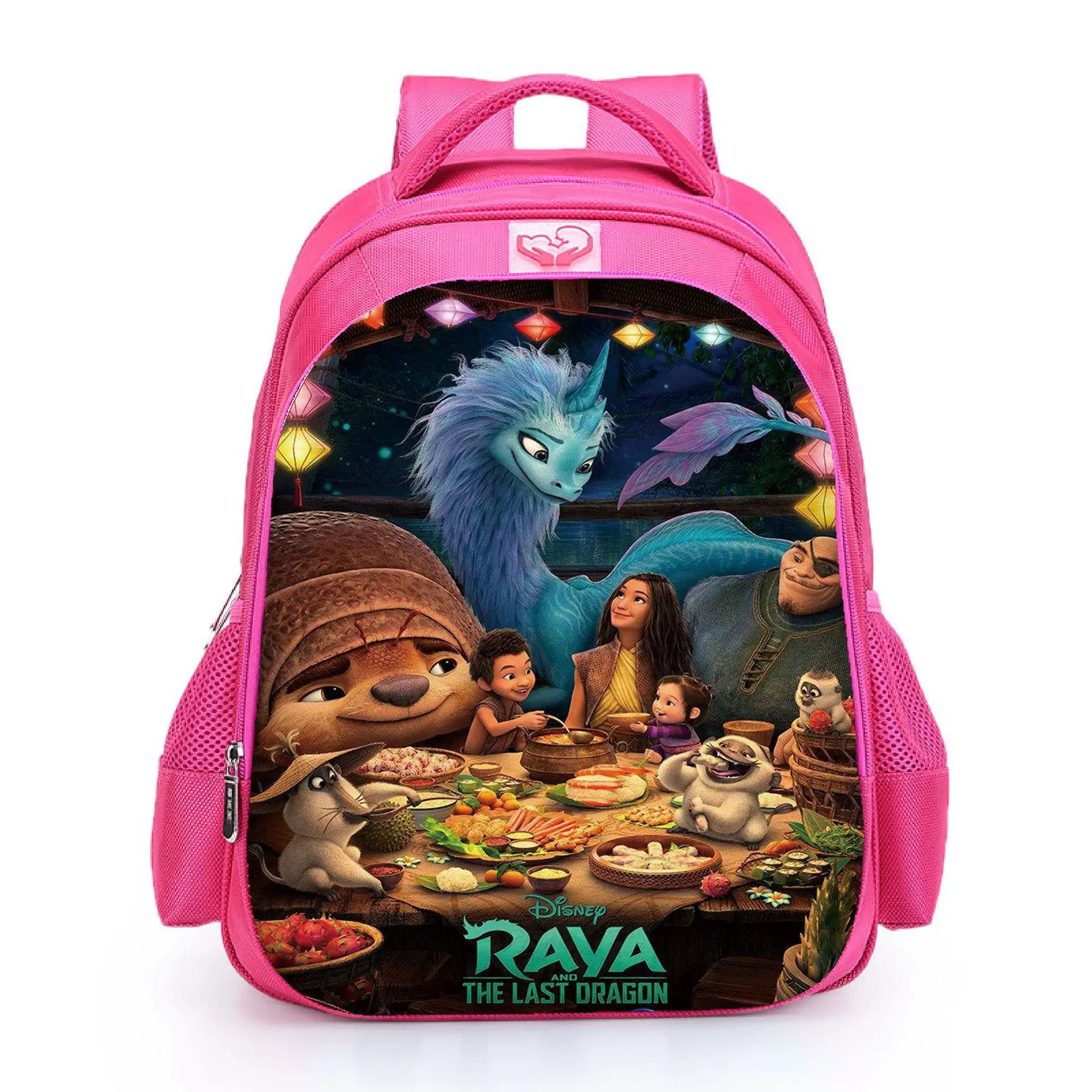 Disney New movie Raya and The Last Dragon Schoolbag backpack students' burden reduction backpack men and women travel backpack