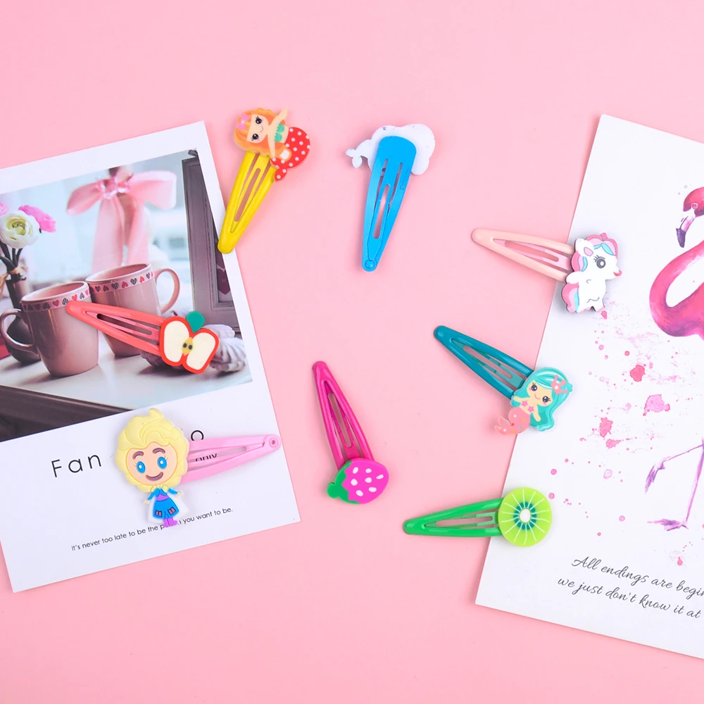 2 шт./набор заколки для волос в виде единорога| |