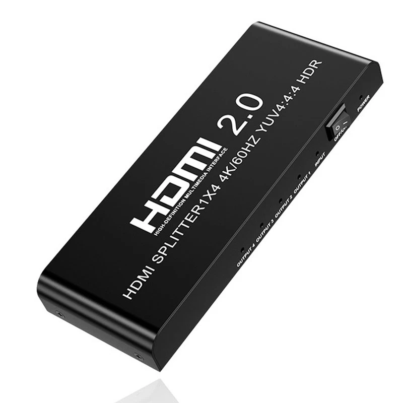 Разветвитель HDMI HD 4K @ 60 Гц 1 в 4 выход HDMI2.0 переключатель для ноутбука PS4 PS3 HDTV