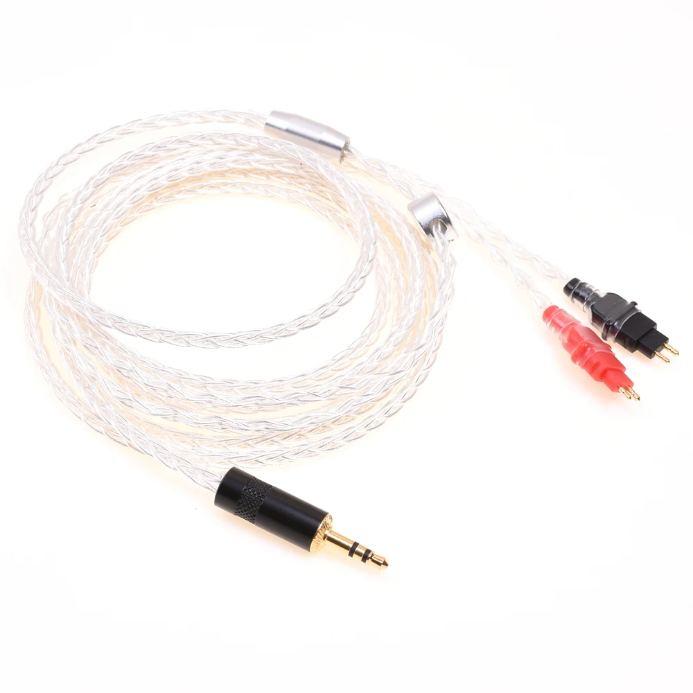3.5mm 1.2m(4Feet) Hi-end 8 Cores 5n Silver Plated Headphone Upgrade Cable for SENNHEISER HD580 HD600 HD650