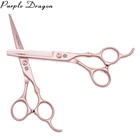 Профессиональные ножницы для волос, 5,5 дюйма, 6,0 дюйма, лиловый дракон, японские стальные ножницы для стрижки волос, 9030 #, филировочные ножницы, косметические ножницы, бритва