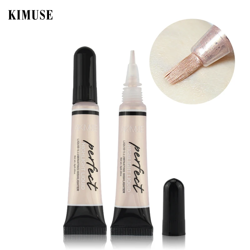 KIMUSE осветлитель для макияжа Жидкий Хайлайтер лица Контур Осветляющий консилер