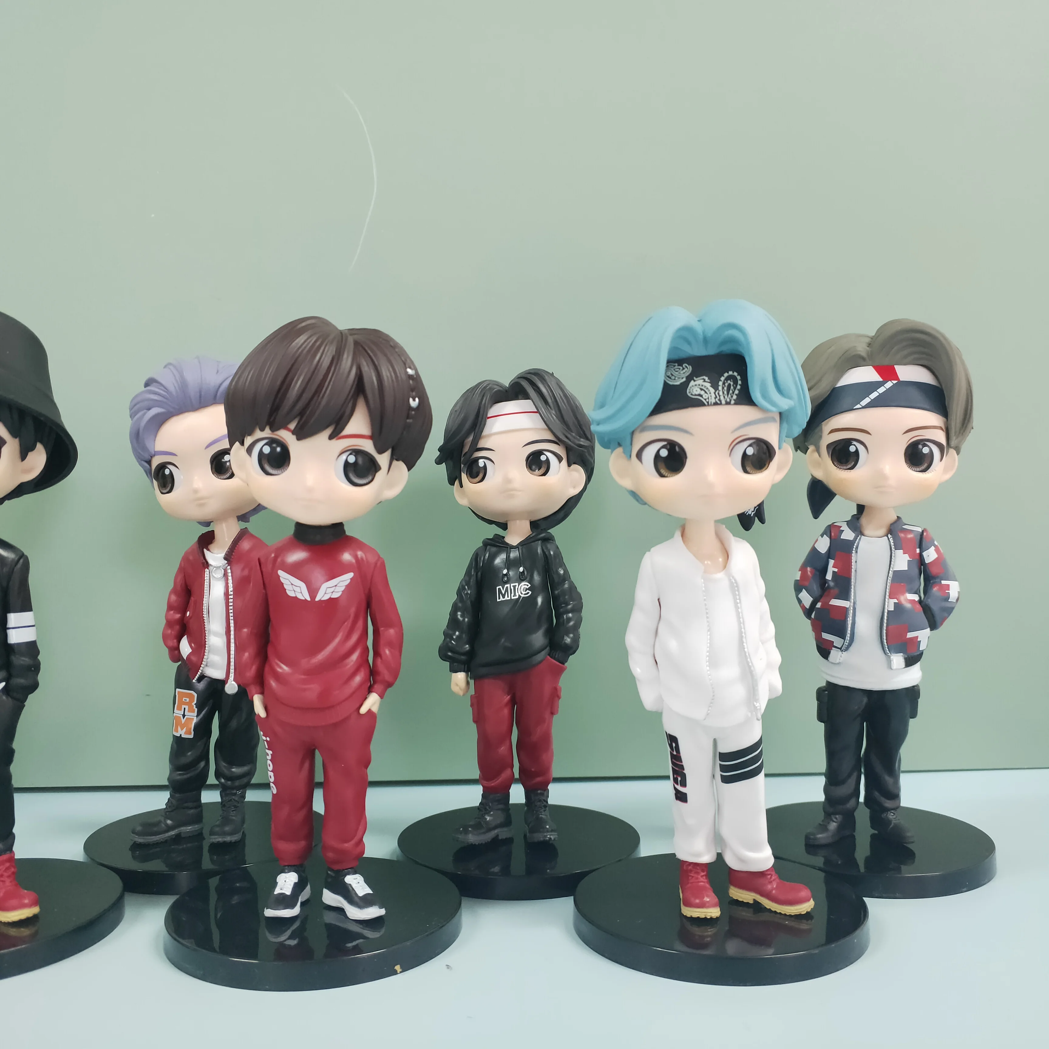 15 см Q Posket Bangtan Boys Group модель игрушки KPOP Star TOP A.R.M.Y ПВХ брелок экшн-фигурки Bt Kid |