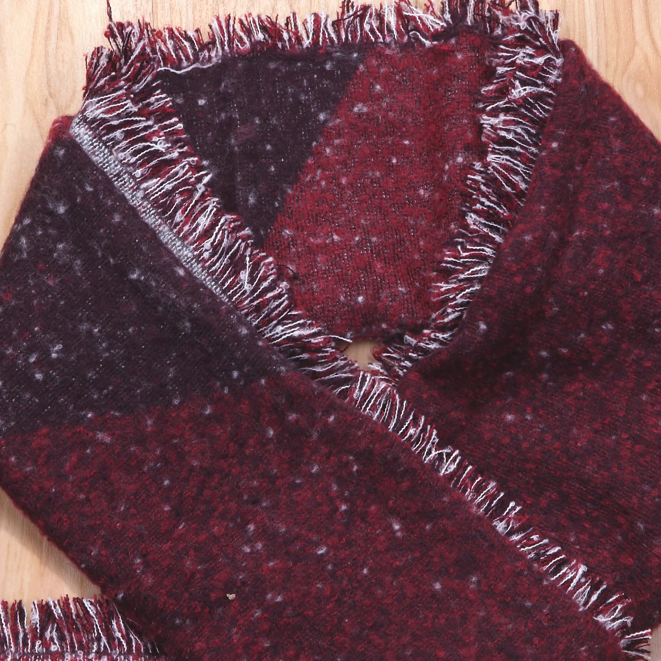 Модный женский длинный кашемировый зимний теплый шерстяной мягкий