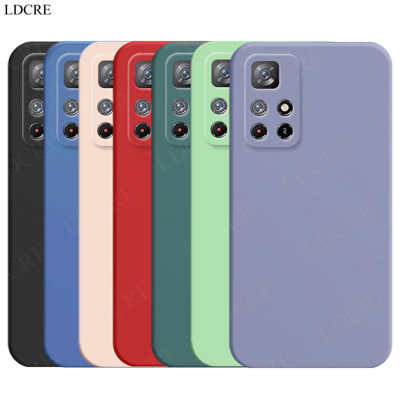 

For Xiaomi POCO M4 Pro Case Silicone TPU Plain Fundas Rubber Protective Case For POCO F4 GT M4 Pro X4 Pro 5G NFC M3 X3 F3 Cover