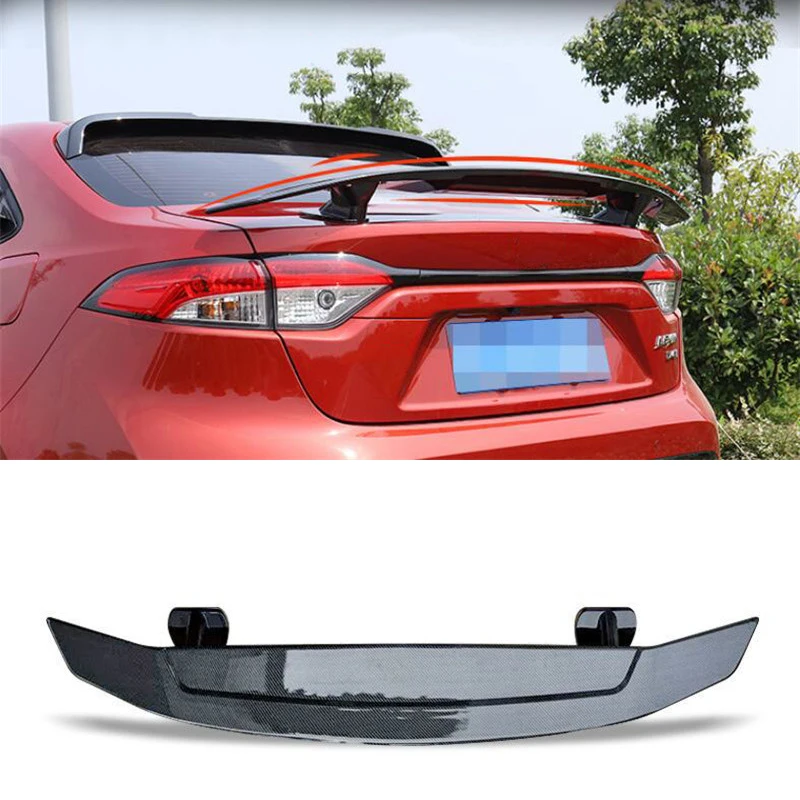 

CEYUSOT For Universal Spoiler Wing NEW Toyota Corolla ABS Plastic Car Trunk Rear Lip Tail Refit Accessories Body Kit 2005-2022