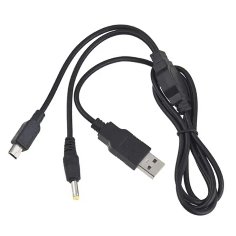Cable cargador USB 2 en 1 para PSP 1000 2000 3000, Cable...