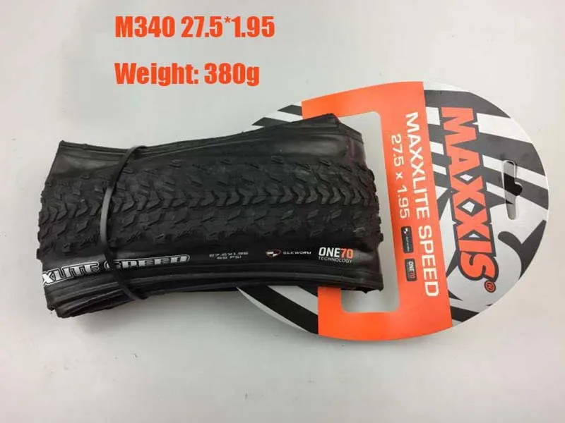 M340-27.5X1.95zhedie Maxxis сверхлегкие велосипедные шины 26*1,95 27,5*1,95 170TPI анти прокол MTB складывающиеся шины 26er 27,5 er велосипедные шины pneu - Цвет: M340-27.5X1.95zhedie
