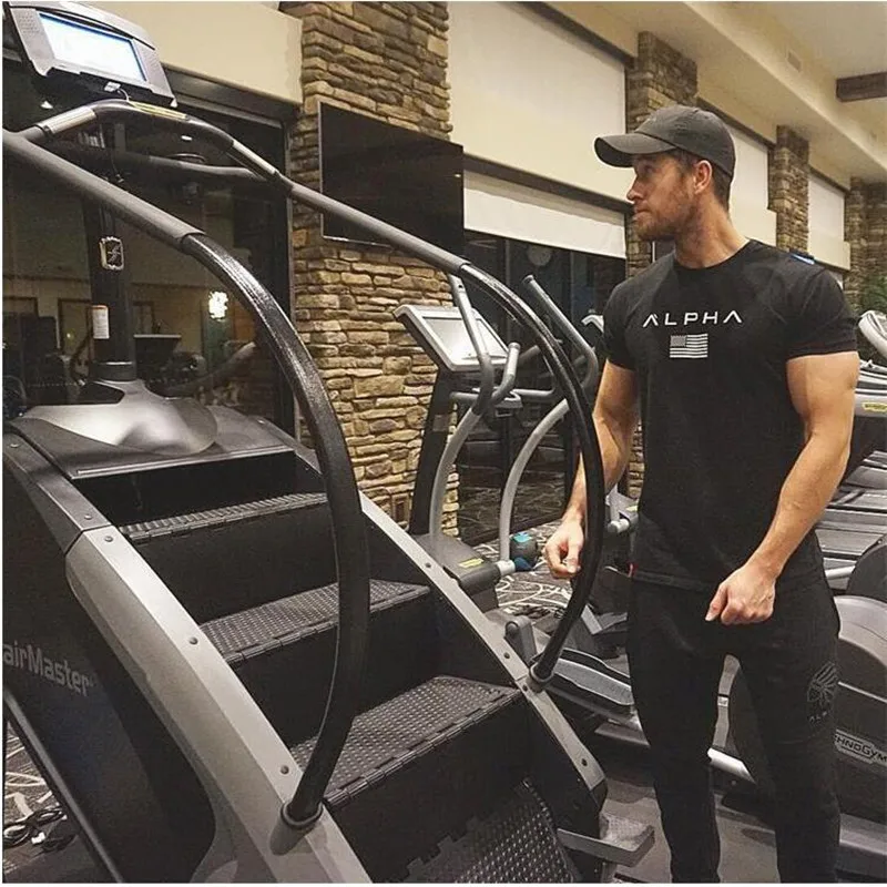 Крутые мужские футболки модные ALPHA Industries хлопковая летняя футболка с короткими