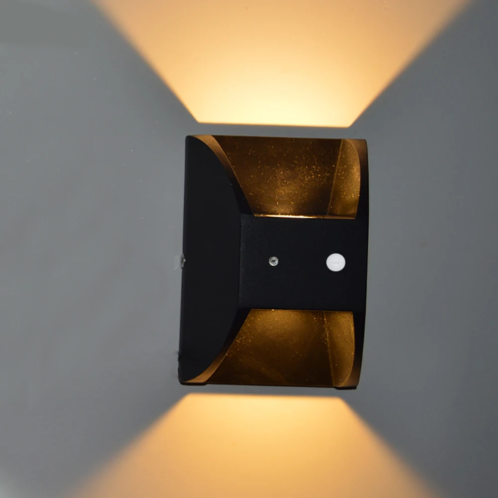 

Уличный настенный светильник SANDIY с пассивным ИК датчиком движения, водонепроницаемый, IP65, бра для ворот, сада, квадратного коридора, крыльца...