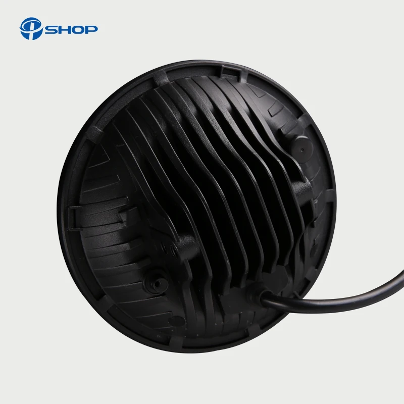 1PC Car Headlight 7&quot INCH 80W LED Hi/Lo Beam DRL for Jeep Wrangler JK Round Motorcycle led headlamp | Автомобили и мотоциклы