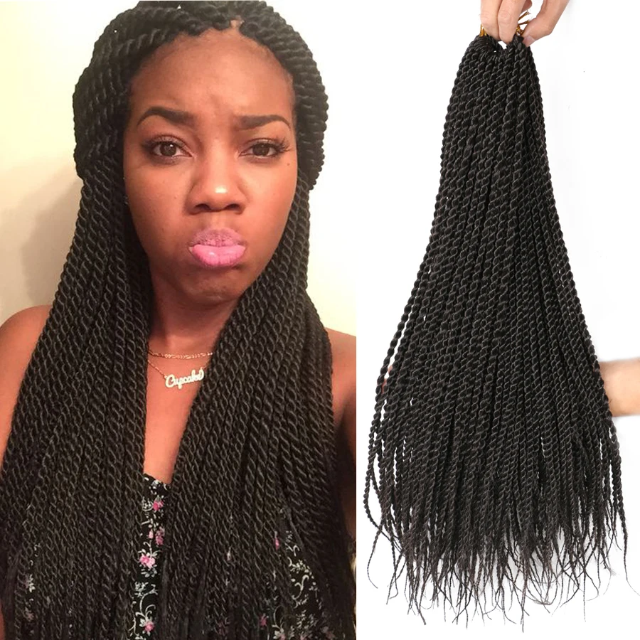 Ромашки Сенегальские крученые волосы вязанные крючком косички Мамбо огромные