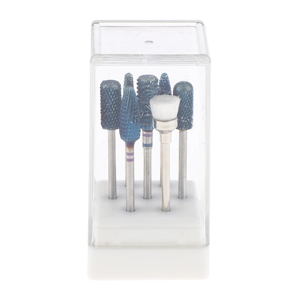 

7pcs / Set Professional Tips For Manicure Pedicure Nail Drill For